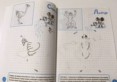 Фотография книги "Вениамин Мёдов: Рисуем по клеточкам. Удивительная вырастайка. Тетрадь для занятий с детьми 6-7 лет"