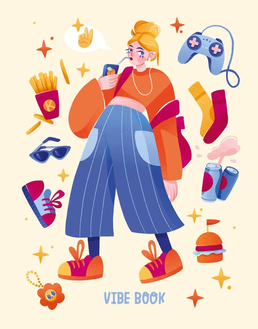 Обложка книги "VIBE BOOK. Блокнот для подростков (песочная обложка)"