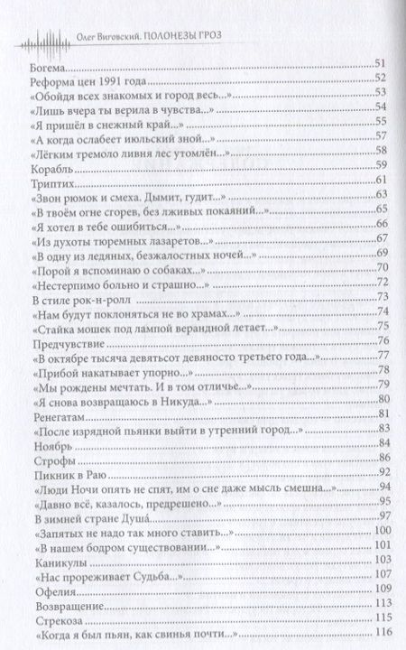 Фотография книги "Виговский: Полонезы гроз. Лирика рубежа веков"