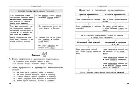 Фотография книги "Владимир Прокофьев: Полный годовой курс русского языка в таблицах и схемах: 4 класс"