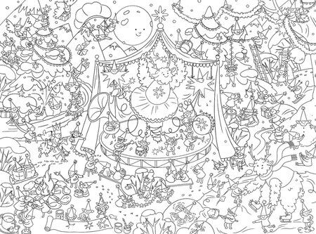 Фотография книги "Волшебный лес. Раскраска-плакат"