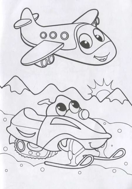 Фотография книги "Е. Сачкова: Раскраска «Транспорт»"