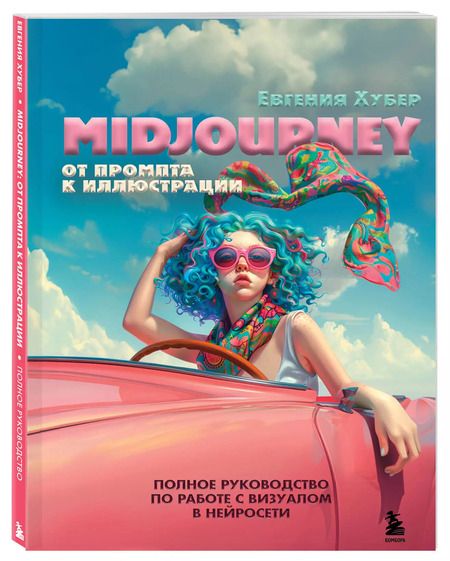 Фотография книги "Евгения Хубер: Midjourney: от промпта к иллюстрации. Полное руководство по работе с визуалом в нейросети"