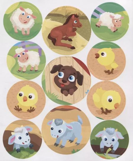 Фотография книги "Юлия Разумовская: Ферма. Книжка с наклейками"