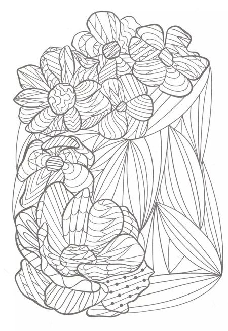 Фотография книги "100 картинок. Вдохновение и гармония. Раскраска-антистресс"