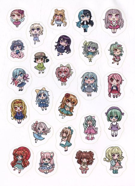 Фотография книги "100 НАКЛЕЕК. ЧИБИ"