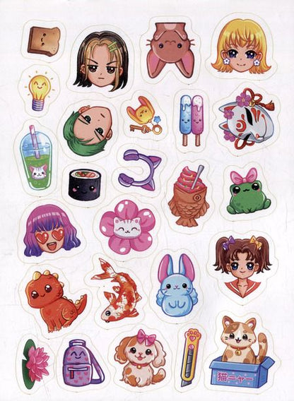 Фотография книги "100 НАКЛЕЕК. МИР АНИМЕ"