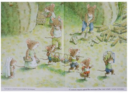 Фотография книги "14 лесных мышей. Стирка."