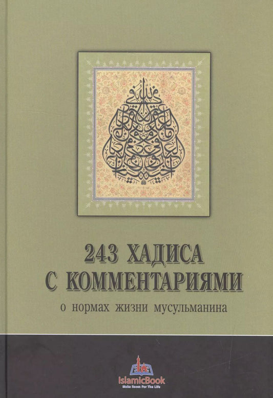 Обложка книги "243 хадиса с комментариями о нормах жизни мусульманина"