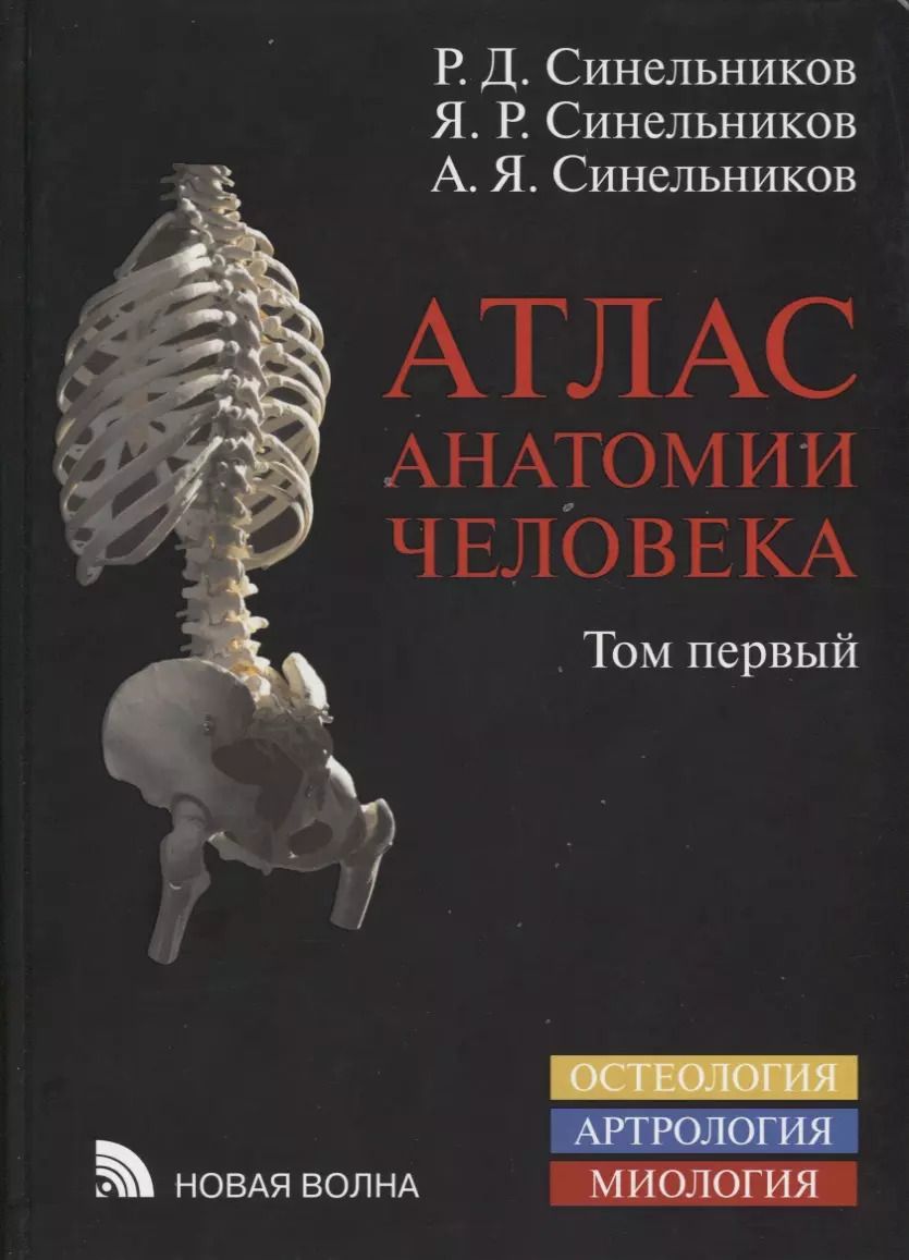 Обложка книги "Рафаил Синельников: Атлас анатомии человека Уч. Пос. 1т/4тт (8 изд.) Синельников"
