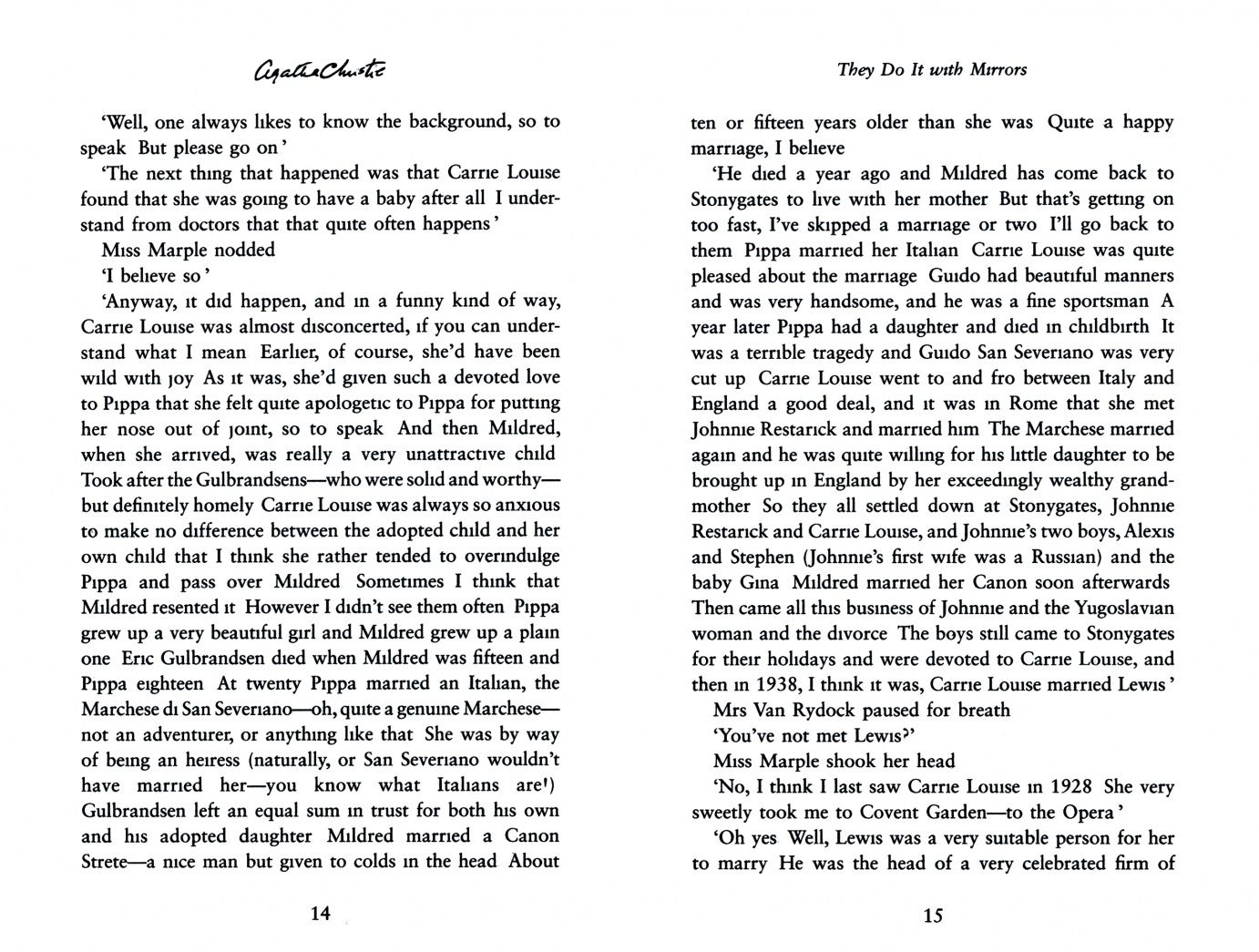 Agatha Christie: They Do It With Mirrors