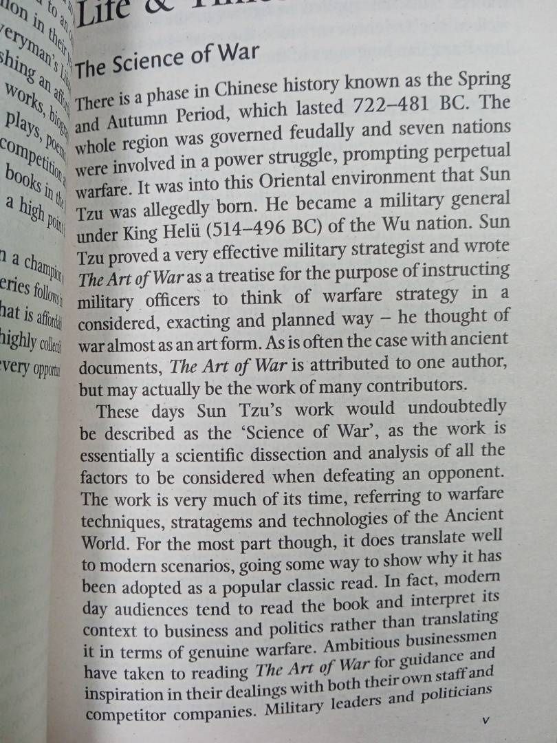 Tzu Sun: The Art of War
