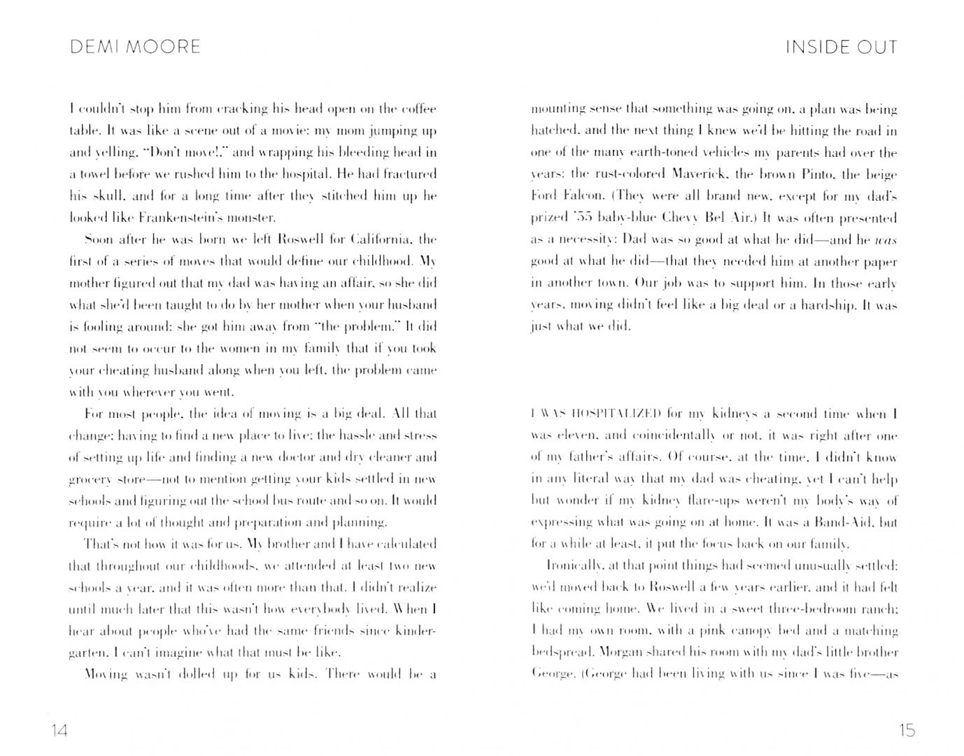 Demi Moore: Inside Out. A Memoir