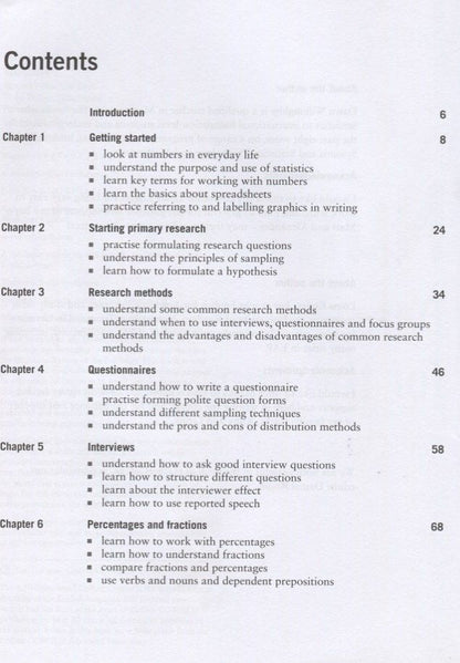 Numbers. Data and statistics for the non-specialist