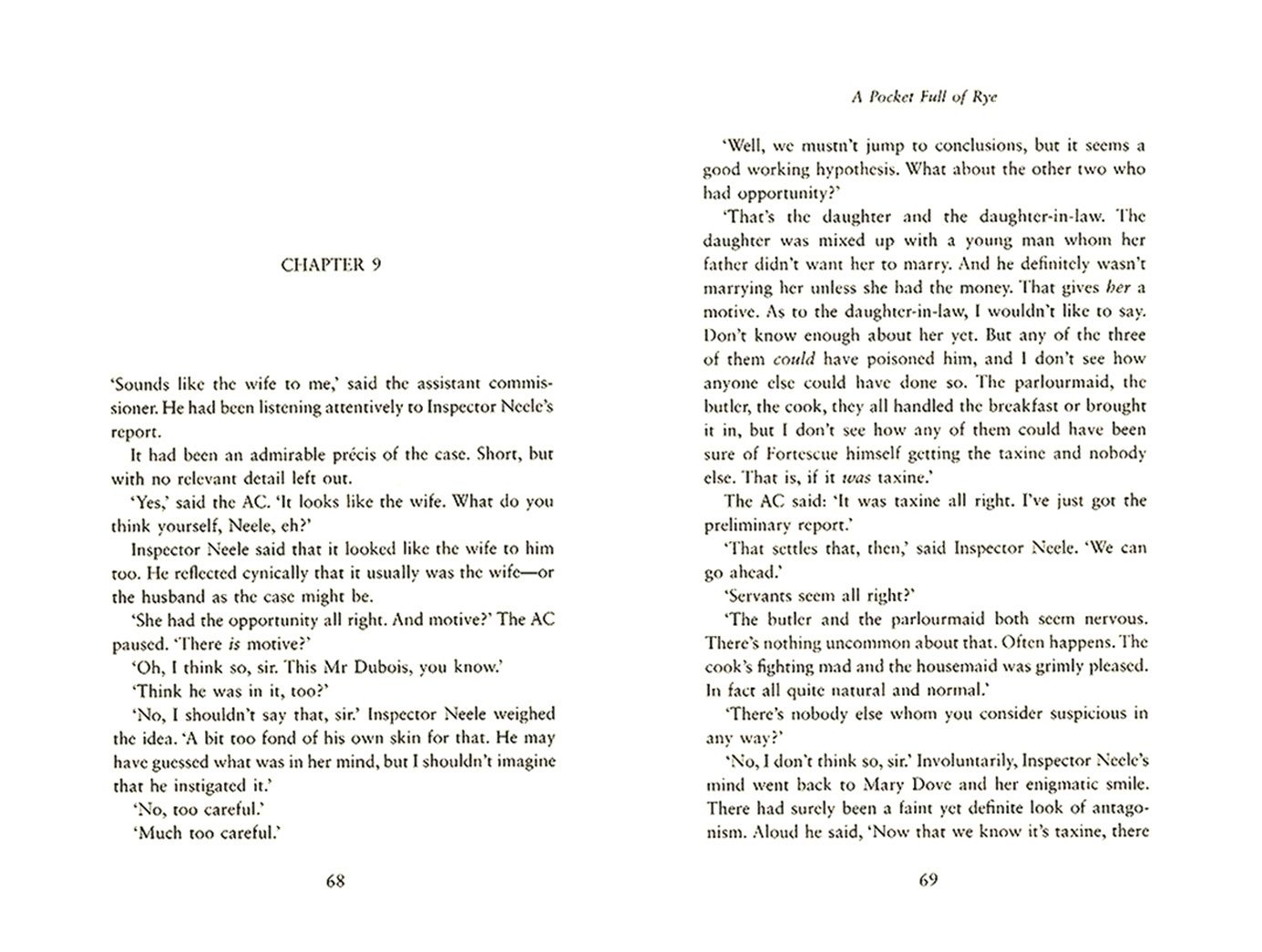Agatha Christie: A Pocket Full of Rye