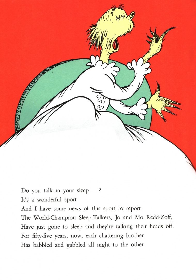 Seuss Dr: Dr. Seuss's Sleep Book