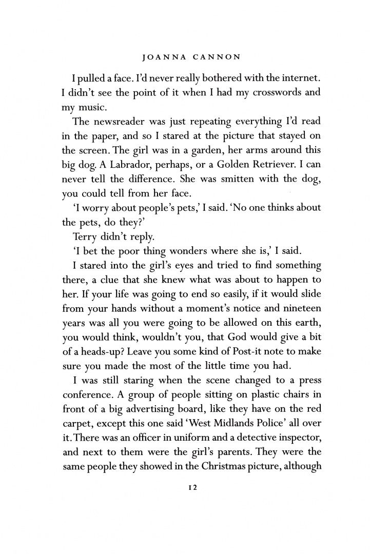 Joanna Cannon: A Tidy Ending