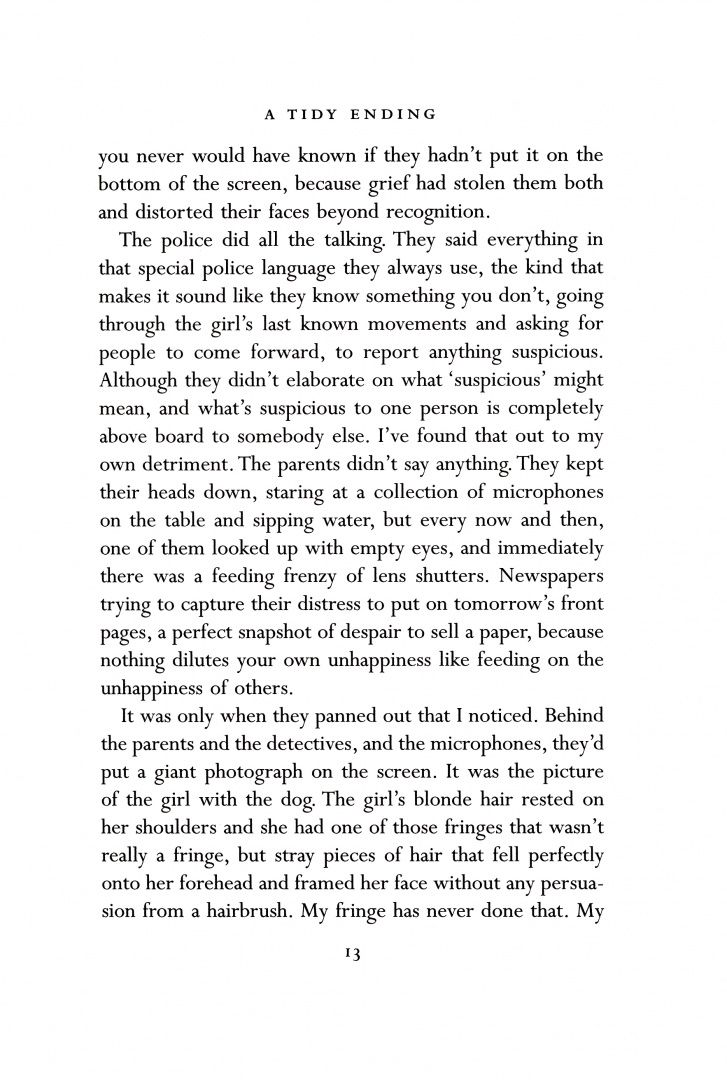 Joanna Cannon: A Tidy Ending