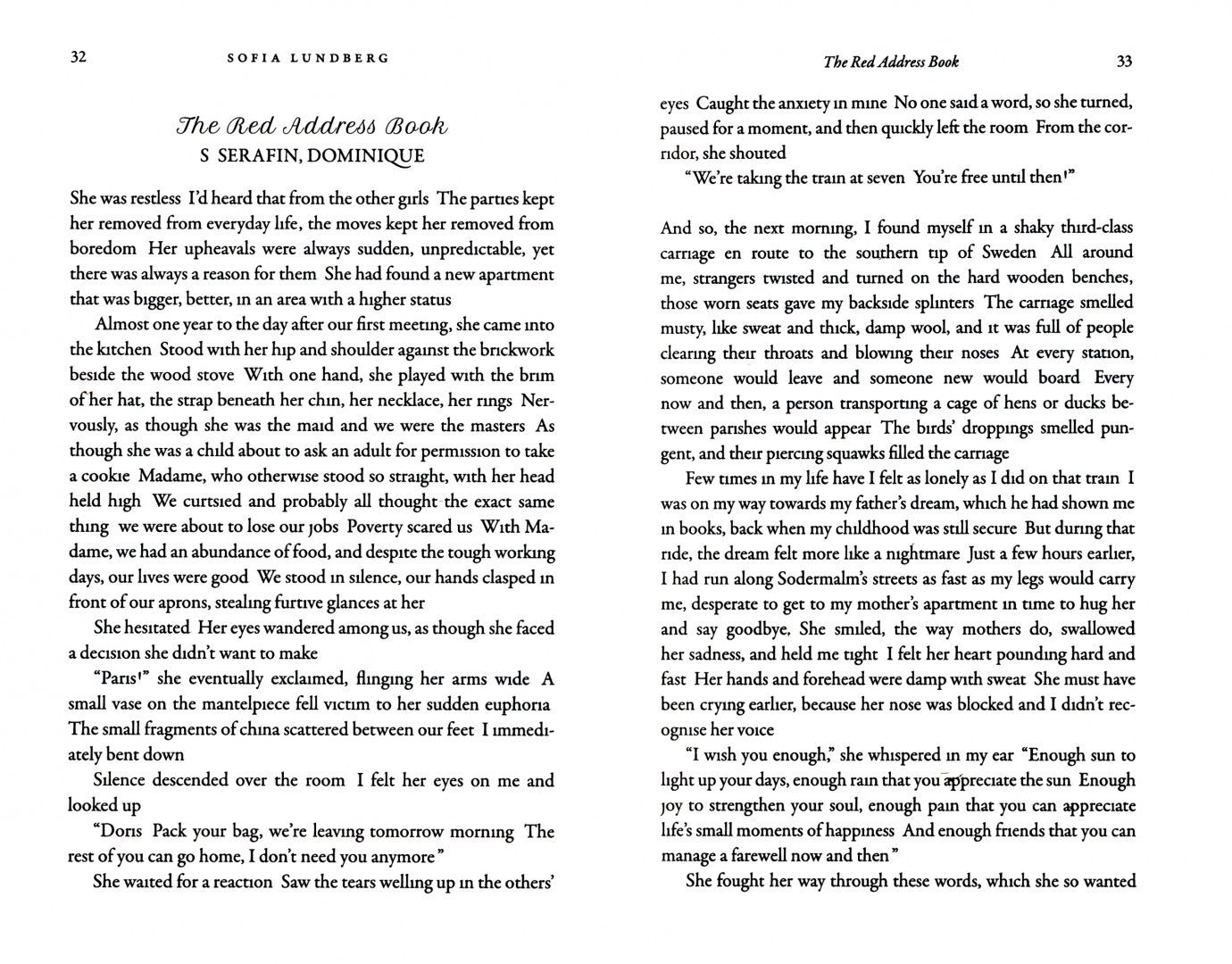 Sofia Lundberg: The Red Address Book
