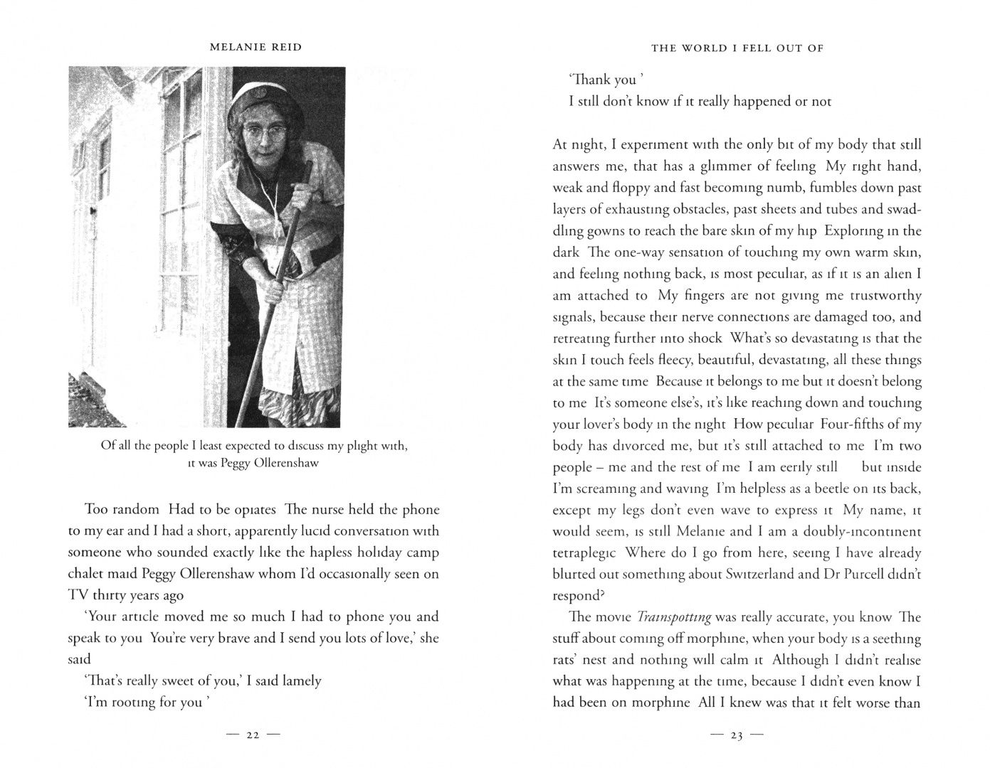 Melanie Reid: The World I Fell Out Of
