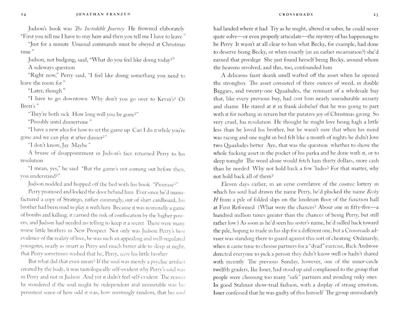 Jonathan Franzen: Crossroads