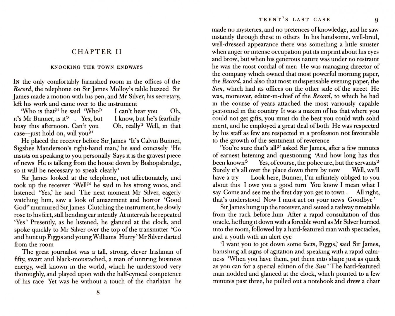 E Bentley: Trent's Last Case
