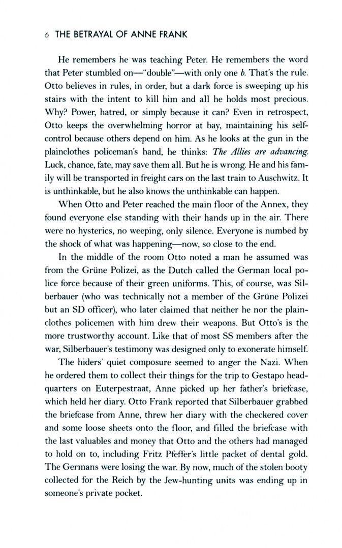 Rosemary Sullivan: The Betrayal of Anne Frank. A Cold Case Investigation
