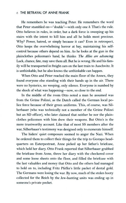 Rosemary Sullivan: The Betrayal of Anne Frank. A Cold Case Investigation