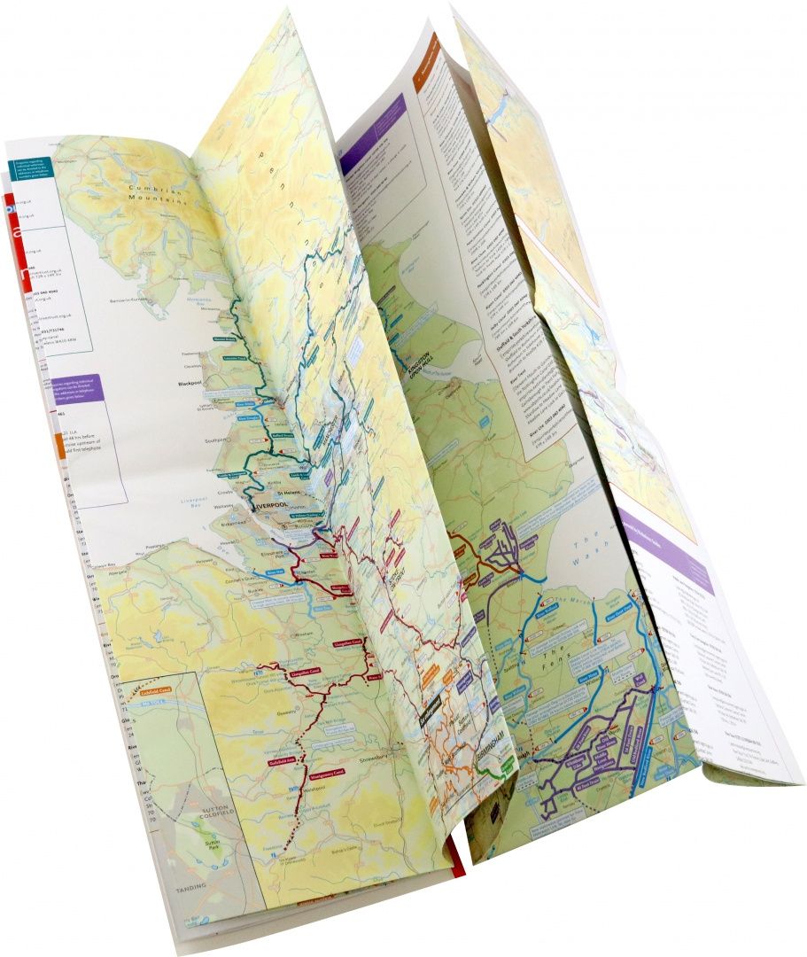 Inland Waterways Map of Great Britain