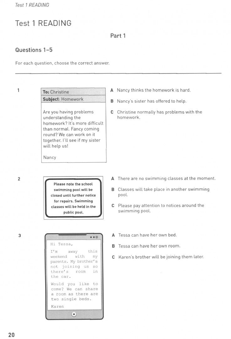 Peter Travis: Cambridge English Qualification. Practice Tests for B1 Preliminary for Schools. Volume 1