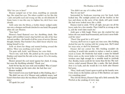 JJA Harwood: The Shadow in the Glass