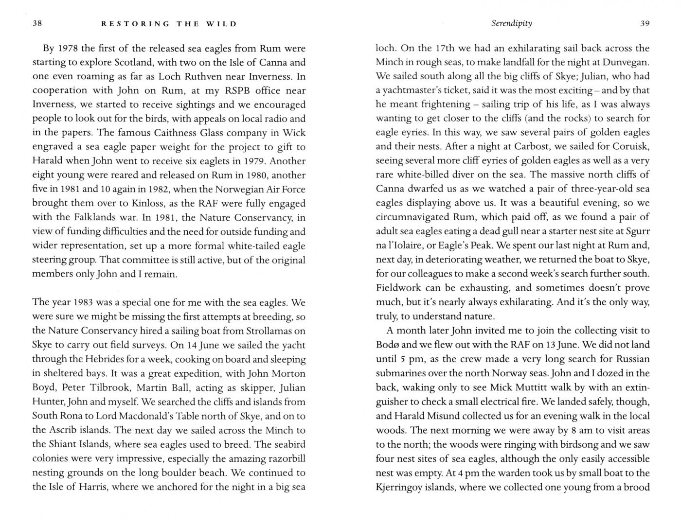 Roy Dennis: Restoring the Wild. Rewilding Our Skies, Woods and Waterways