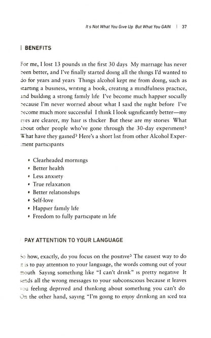 Annie Grace: The Alcohol Experiment Journal