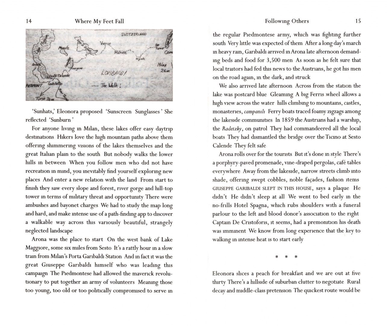 Duncan Minshull: Where My Feet Fall. Going for a Walk in Twenty Stories