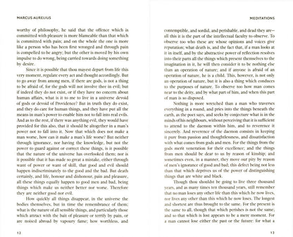 Marcus Aurelius: Meditations