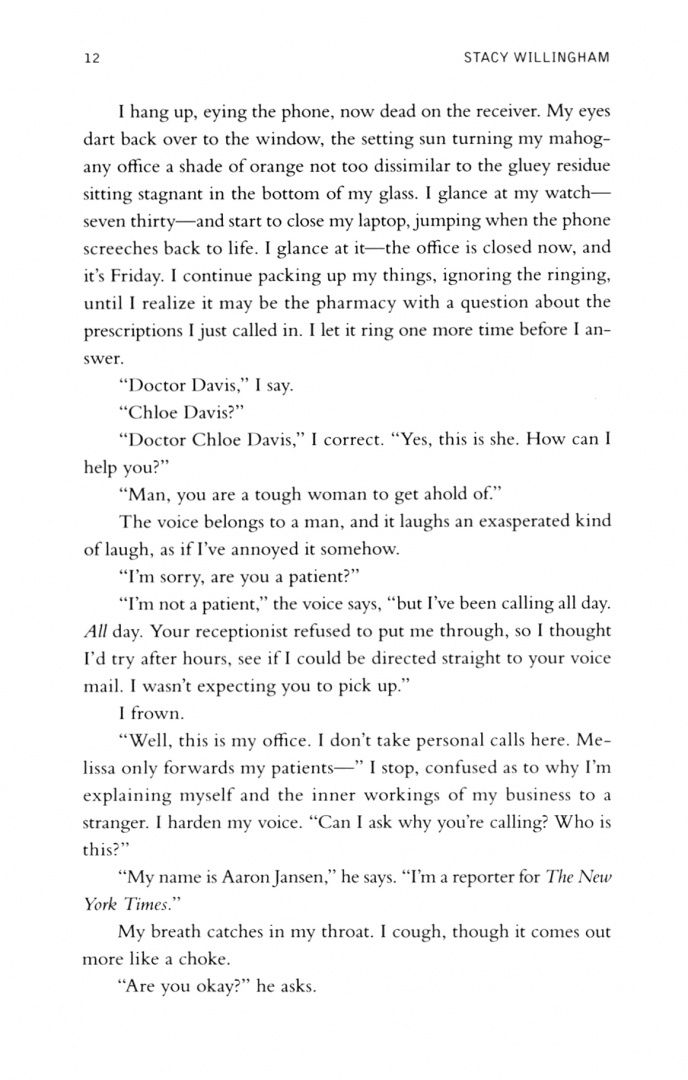 Stacy Willingham: A Flicker in the Dark