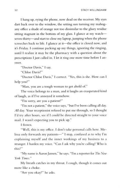 Stacy Willingham: A Flicker in the Dark