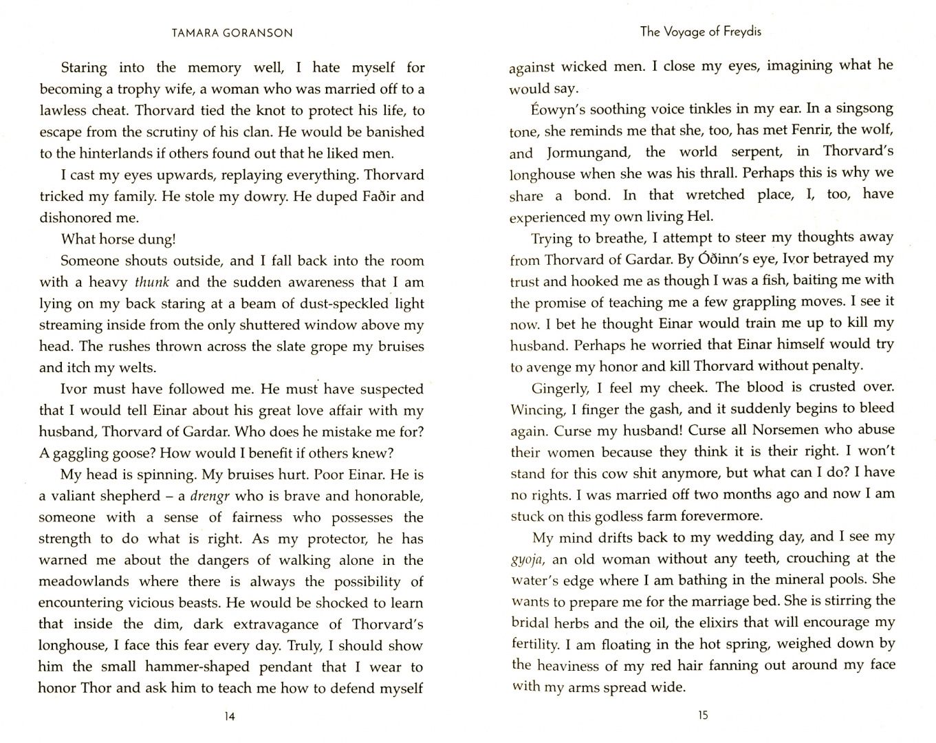 Tamara Goranson: The Voyage of Freydis