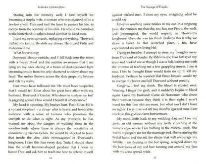 Tamara Goranson: The Voyage of Freydis