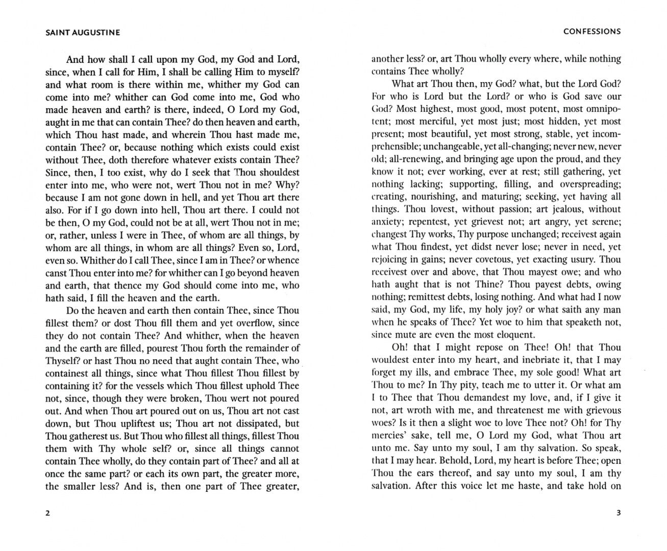 Augustine Saint: The Confessions of Saint Augustine