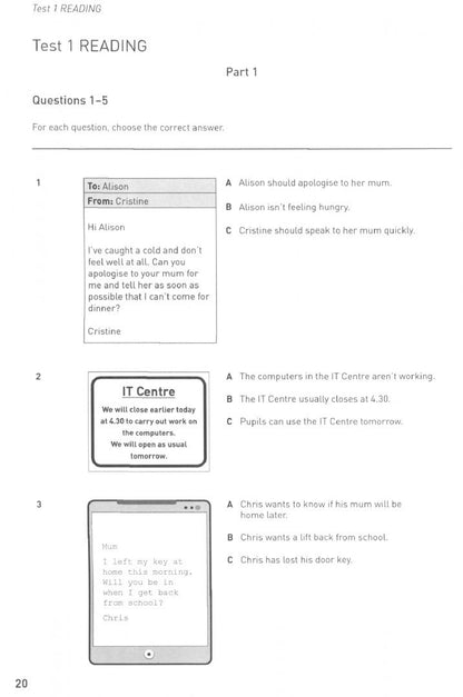 Peter Travis: Cambridge English Qualification. Practice Tests for B1 Preliminary for Schools. Volume 2