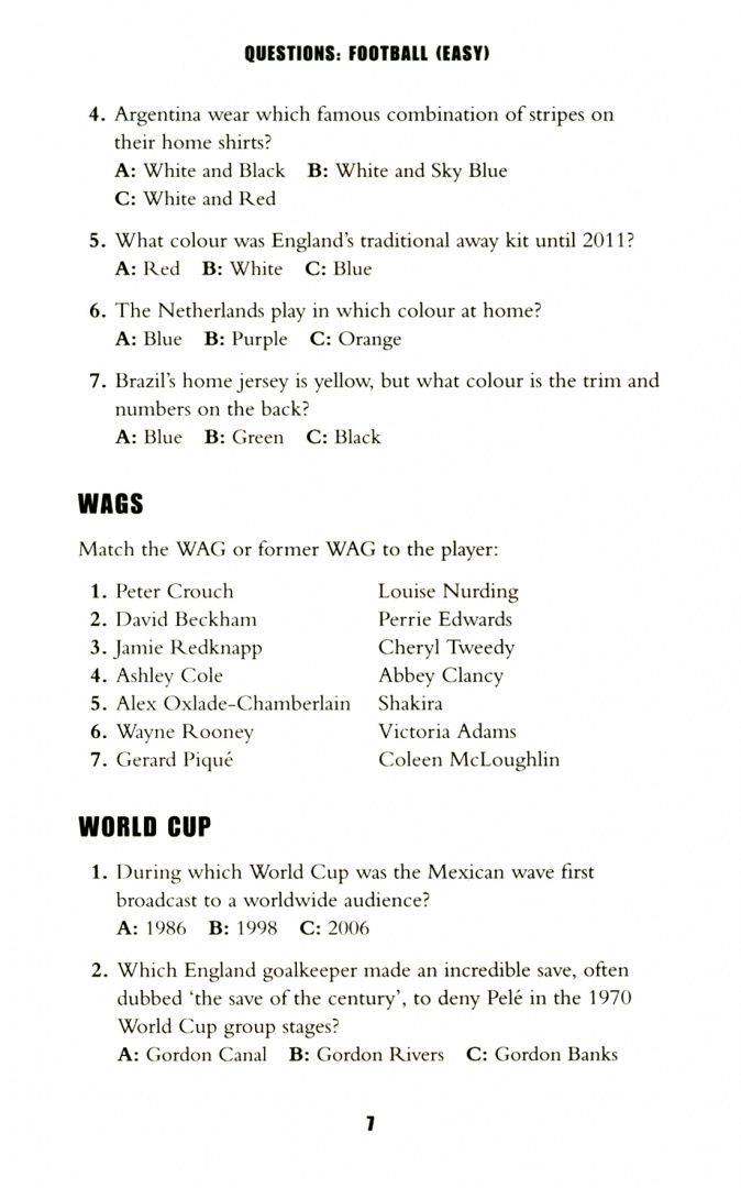 The TalkSport Quiz Book