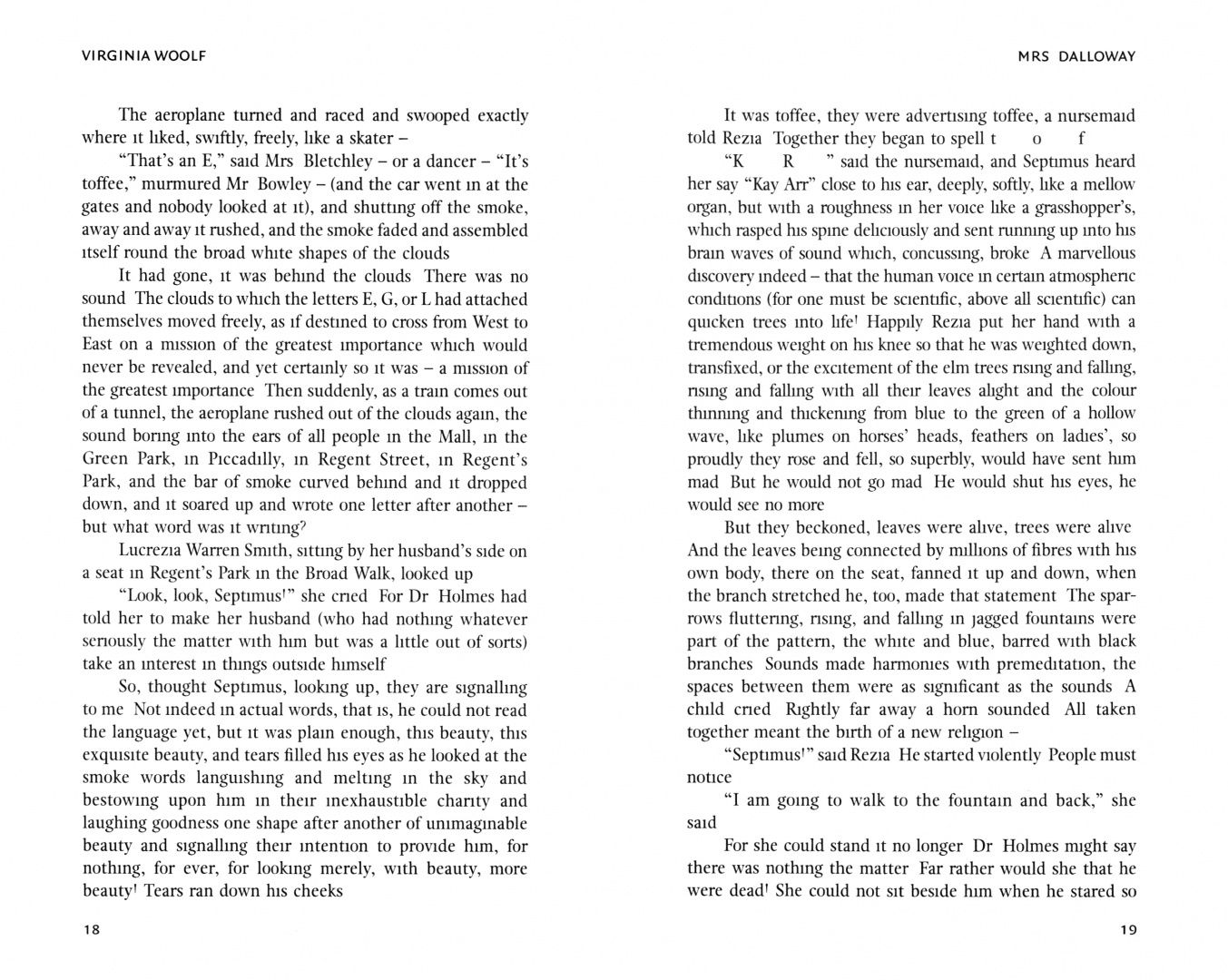 Virginia Woolf: Mrs Dalloway