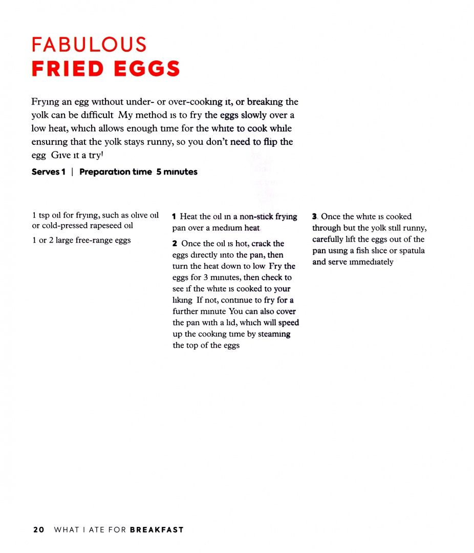 Emily Scott: What I Ate for Breakfast. Food worth getting out of bed for