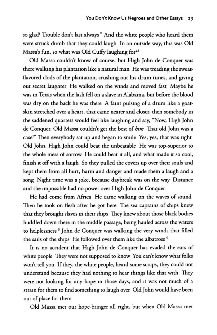 Zora Hurston: You Don’t Know Us Negroes and Other Essays