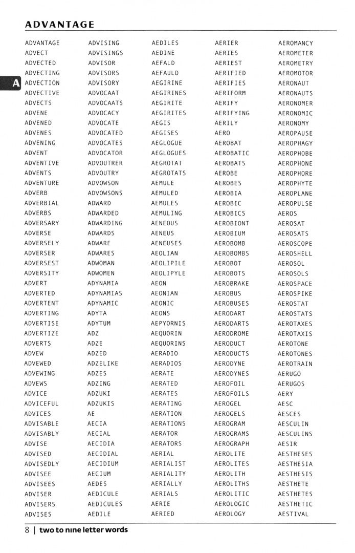 Official Scrabble Words