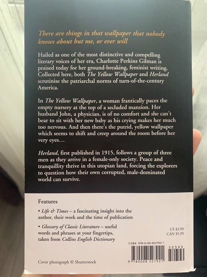 Charlotte Gilman: The Yellow Wallpaper & Herland