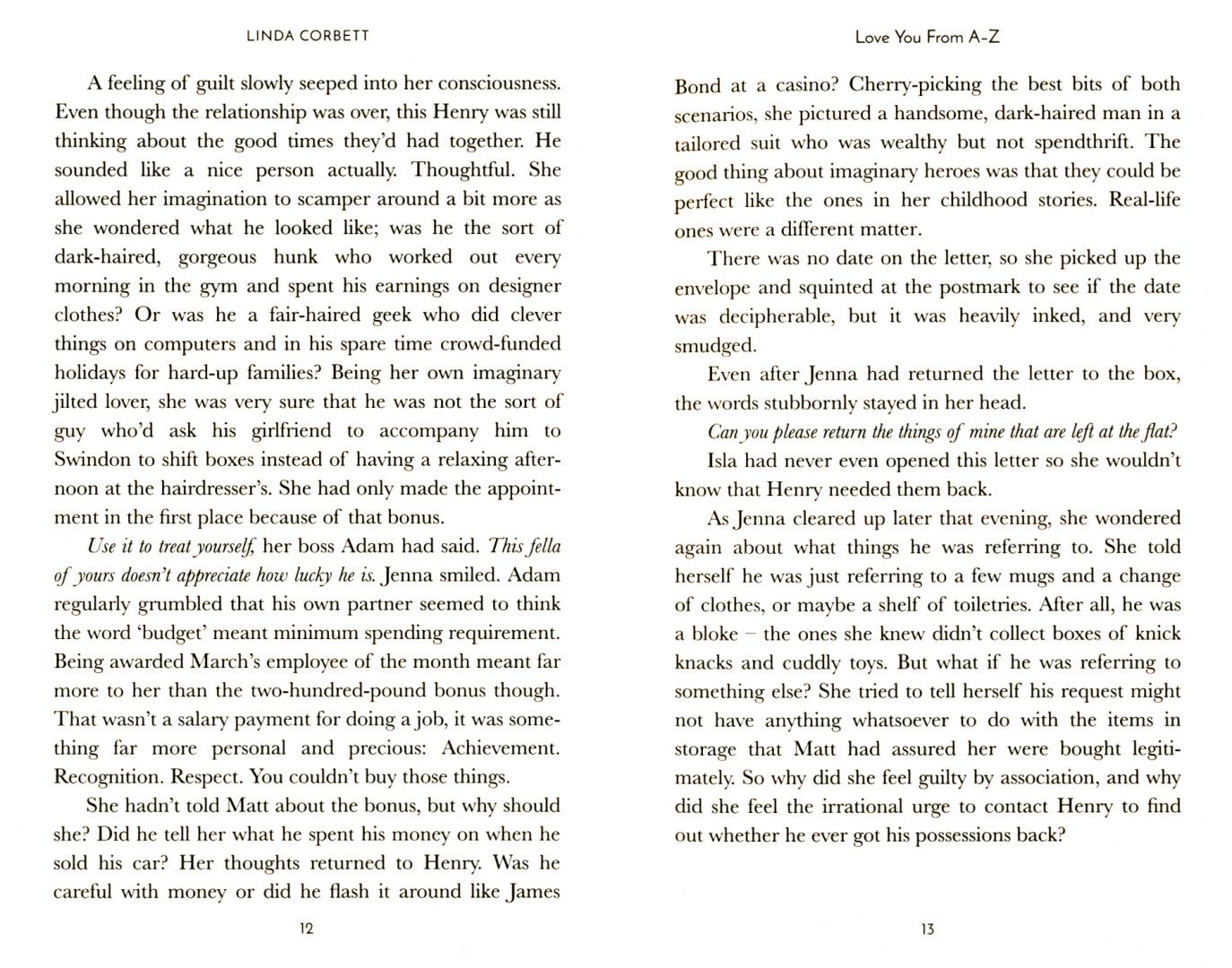 Linda Corbett: Love You from A-Z