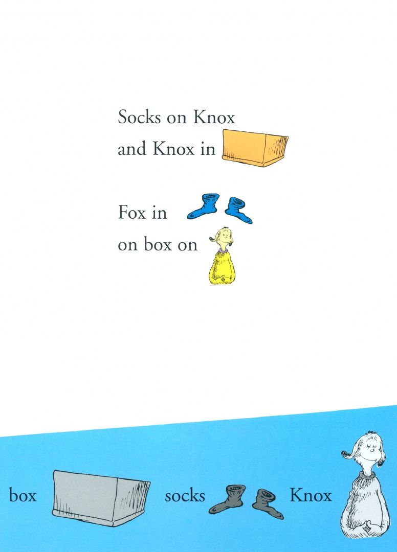 Dr. Seuss: Fox in Socks. A Sticker Reading Book!