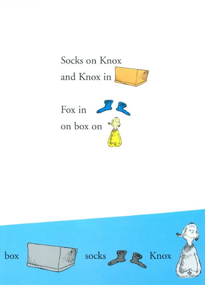 Dr. Seuss: Fox in Socks. A Sticker Reading Book!